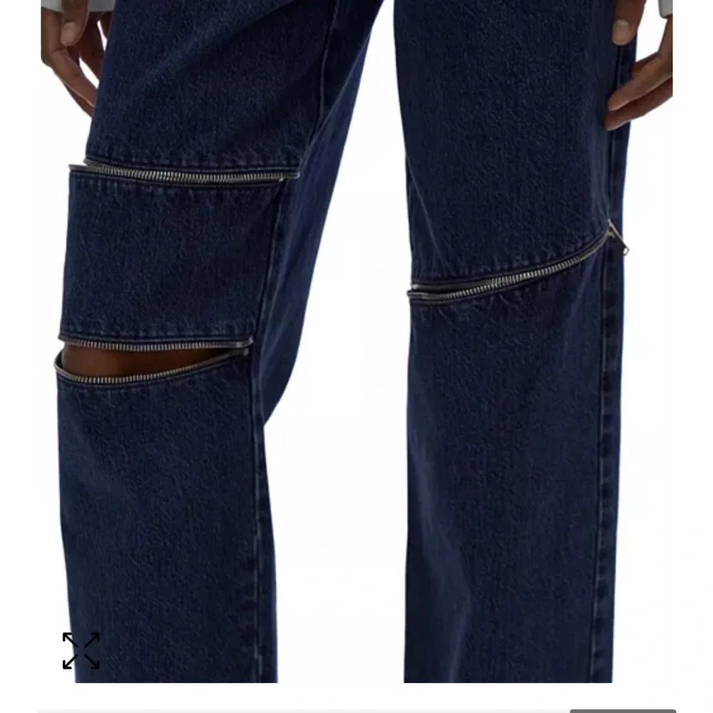 NWT Helmut Lang Zip High Rise Straight Jeans in Indigo in size 28 - Picture 5 of 5